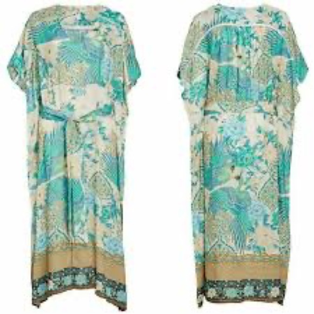 NWT Spell & the Gypsy Collective Cloud Dancer kaftan dress in size small